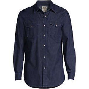 Lands' End Men's Western Shirt, NWT